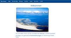 Desktop Screenshot of amrum-sueddorf.de